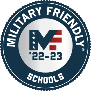You have been designated a Military Friendly庐 School for the 2022-2023 Military Friendly庐 Cycle. The Military Friendly庐 Designation is awarded to schools who meet the requirements in the Methodology section above. They are committed to being Better for Veterans and are an example to American schools.